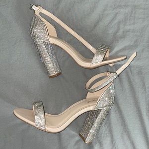 Rhinestone heels size 7